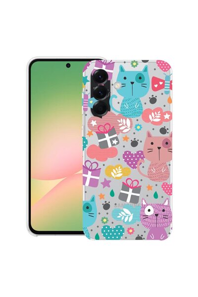 bestcase Θήκη για Samsung Galaxy A17 5G με Σχέδιο Χαριτωμένη Γάτα, Διαφανής Λ...