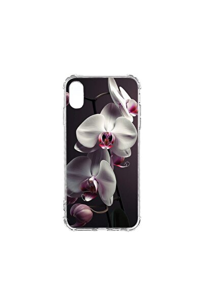 bestcase Husa Anti Shock 1.5MM, съвместима с Apple iPhone XR, Бяла орхидея, Т...