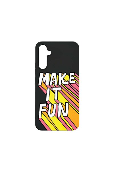 bestcase Θήκη, Συμβατή με Samsung Galaxy A34, Make It Fun, Λεπτή 0.8 χιλιοστά...