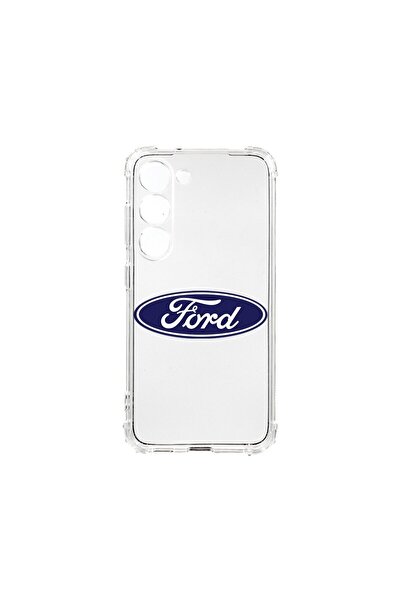 bestcase Husa Antișoc 1.5MM, Compatibilă cu Samsung Galaxy S23, Logo Ford, Te...