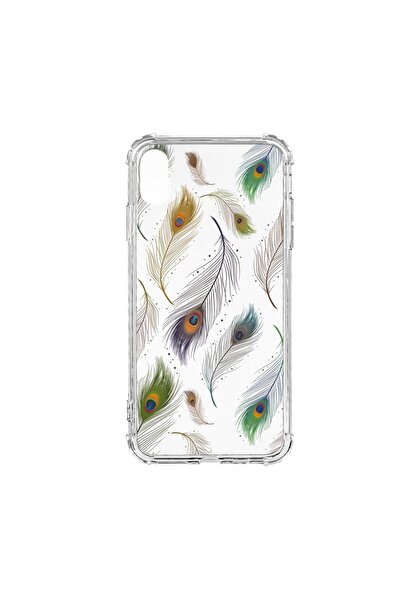 bestcase Husă antișoc din silicon compatibilă cu Apple iPhone XR, Peacock, Pr...