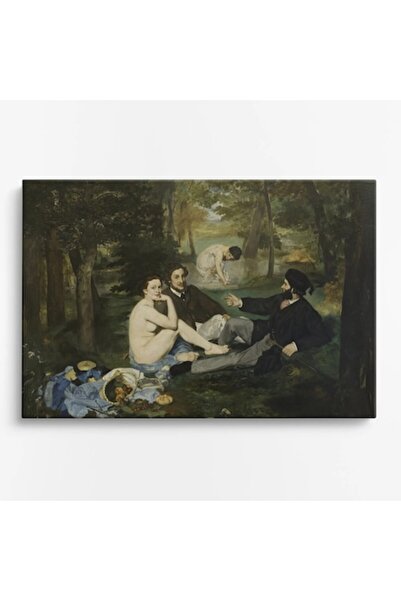 OEM Tablou pe pânză premium WOWCanvas, Le Déjeuner Sur L'Herbe, 150x100 cm