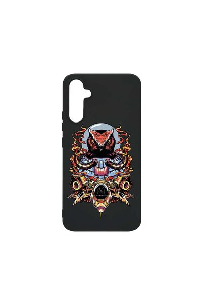 bestcase Θήκη, Συμβατή με Samsung Galaxy A34, Αστροναύτης Κουκουβάγια, Λεπτή ...