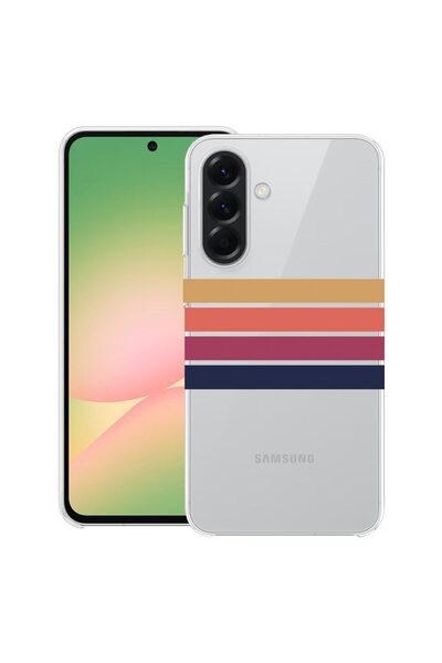 bestcase Θήκη για Samsung Galaxy A17 5G με Σχέδιο Ρετρό Γραμμών, Διαφανής Λεπ...