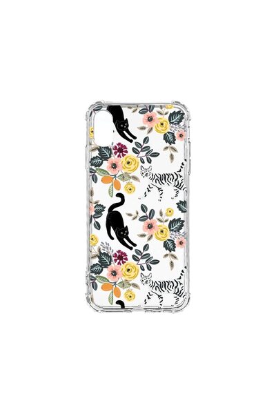 bestcase Husa Αντικραδασμική 1.5MM, συμβατή με Apple iPhone XR, Σχέδιο Γάτας,...