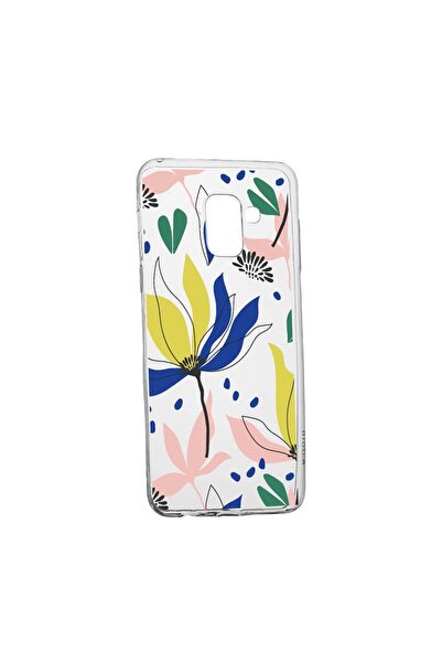 bestcase Husa Silicon Compatibila Cu Samsung Galaxy J6 2018, Flowers Pattern,...
