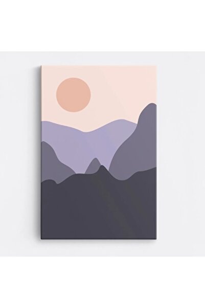 OEM Tablou pe pânză premium WOWCanvas, Peisaj minimalist, 60 x 90 cm