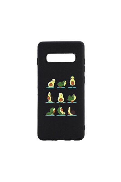 bestcase Θήκη σιλικόνης συμβατή με Samsung Galaxy S10 Plus, Αβοκάντο Γιόγκα, ...