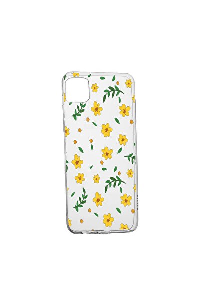 bestcase Θήκη σιλικόνης, Συμβατή με Samsung Galaxy M22, Μικρά κίτρινα λουλούδ...