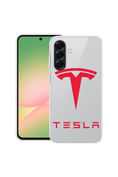 bestcase Θήκη για Samsung Galaxy S25 FE με σχέδιο Tesla Red, Διαφανής Λεπτή Σ...