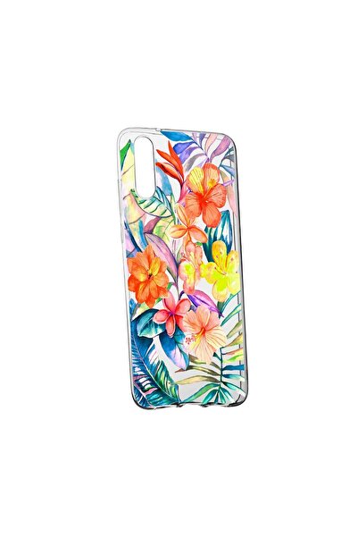 bestcase Θήκη Σιλικόνης με Τροπικά Λουλούδια, Συμβατή με Samsung Galaxy A13, ...