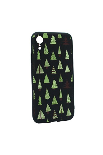 bestcase Husa Silicon Compatibila Cu Apple iPhone XR, Christmas Tree Shapes, ...