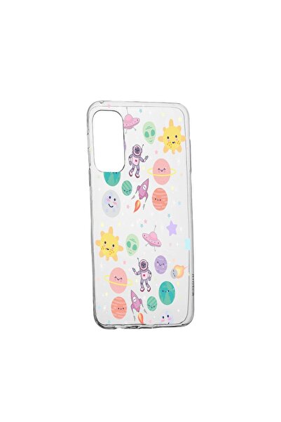 bestcase Θήκη σιλικόνης, Συμβατή με Samsung Galaxy A13 4G, Σχέδιο Σύμπαν, Πλα...