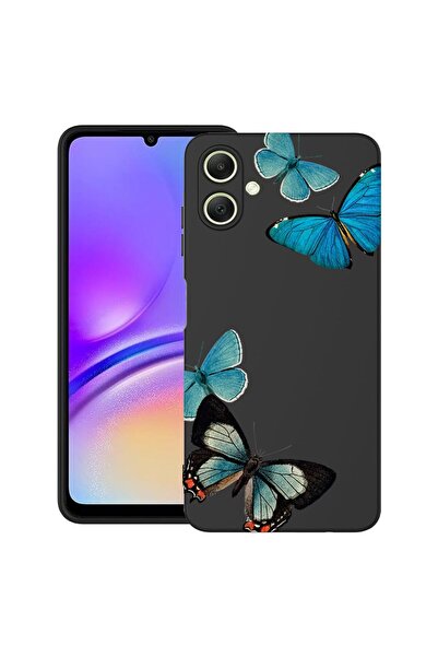 bestcase Θήκη για Samsung Galaxy A06 5G, Όμορφες Μπλε Πεταλούδες, Λεπτή Σιλικ...
