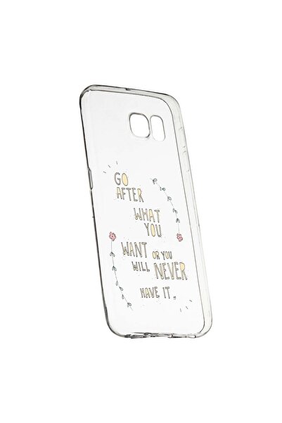 bestcase Защитен калъф с надпис „Бъди позитивен“, за Samsung Galaxy S7, устой...