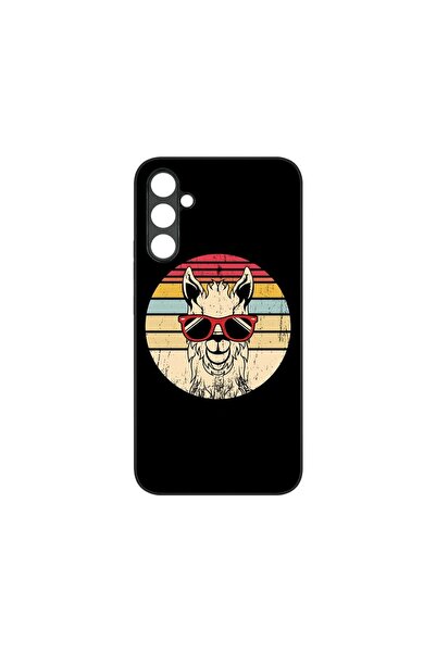 bestcase Λεπτή Γυάλινη Θήκη, Συμβατή με Samsung Galaxy A04s, Oldschool LLama,...