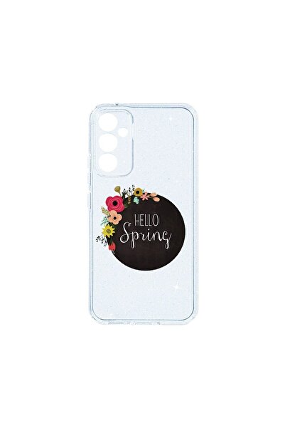 bestcase Θήκη Crystal Glitter 2MM, Συμβατή με Samsung Galaxy A14 5G, Hello Sp...