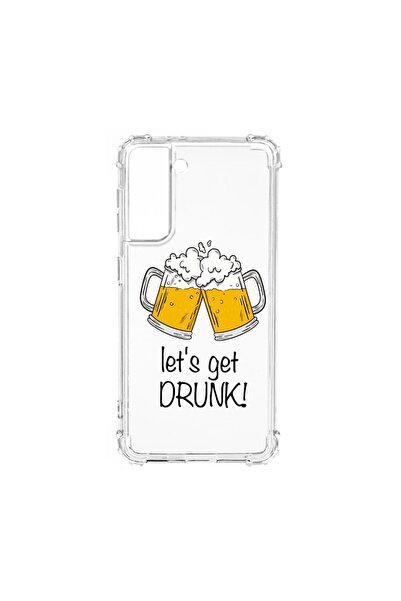 bestcase Husa Αντικραδασμική Συμβατή με Samsung Galaxy S21, Ας πάμε να μεθύσο...