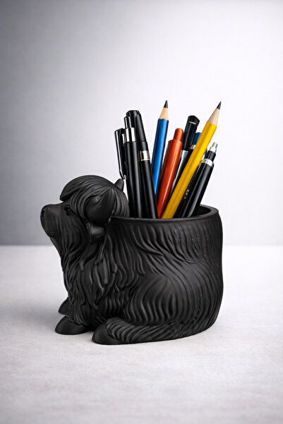 triora Cute Ox Pen Holder – 3D Printed Decorative Desk Organizer 12cm Height ...