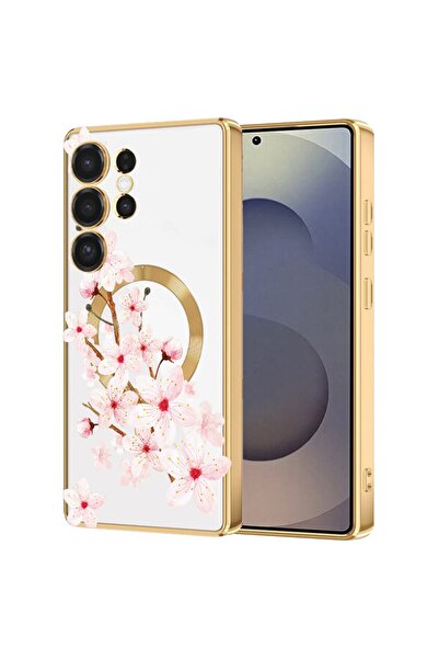 bestcase Πολυτελής Θήκη MagSafe, Συμβατή με Samsung Galaxy S25 Ultra, Φλοράλ ...