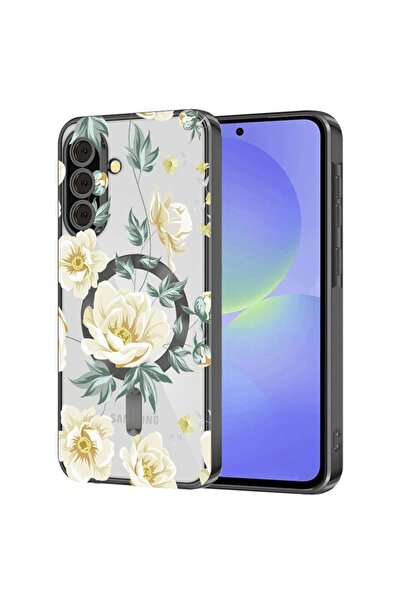 bestcase Πολυτελής Θήκη MagSafe, Συμβατή με Samsung Galaxy S25 Plus, Φλοράλ Σ...