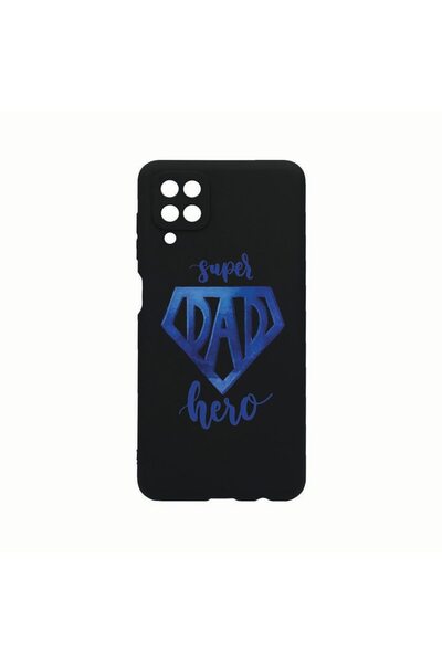 bestcase Θήκη Σιλικόνης, Συμβατή με Samsung Galaxy A12, Μπαμπάς Υπερήρωας, Αν...