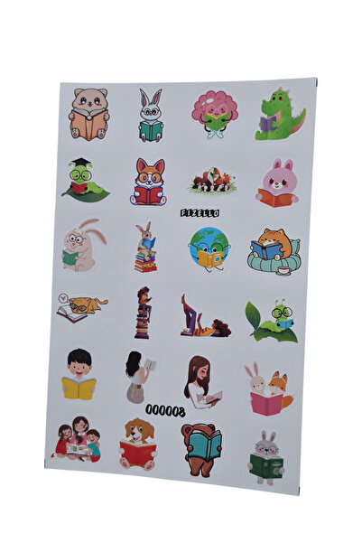 Fizello Σετ αυτοκόλλητων που έχει δημιουργείται για τους λάτρεις των βιβλίων ...