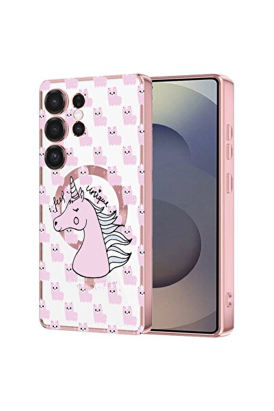 bestcase Πολυτελής Θήκη MagSafe, Συμβατή με Samsung Galaxy S24 Ultra, Μονόκερ...