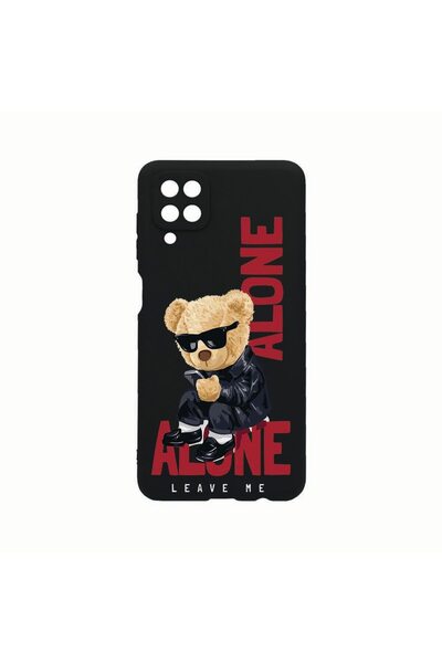 bestcase Θήκη σιλικόνης, Συμβατή με Samsung Galaxy A12, Αρκουδάκι  "Αφήστε με...