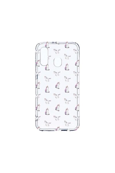 bestcase Διαφανής Θήκη Σιλικόνης 2MM, Συμβατή με Samsung Galaxy A40, Σχέδιο Μ...