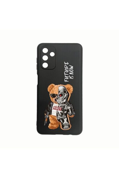 bestcase Θήκη Σιλικόνης, Συμβατή με Samsung Galaxy A04s, Μισό Ρομπότ Μισό Αρκ...