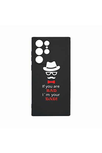 bestcase Θήκη Σιλικόνης, Συμβατή με Samsung Galaxy S22 Ultra, Bad Dad, Ανθεκτ...