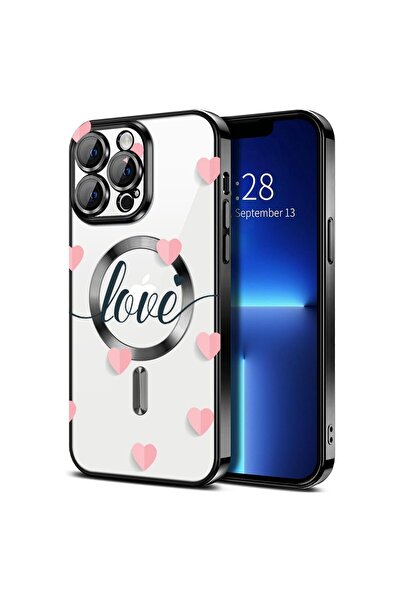 bestcase Πολυτελής Θήκη MagSafe, Συμβατή με Apple iPhone 16 Pro, Ρομαντικό Σχ...