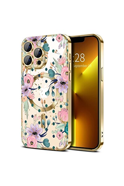 bestcase Πολυτελής Θήκη MagSafe, Συμβατή με Apple iPhone 13 Pro, Πολύχρωμα Λο...