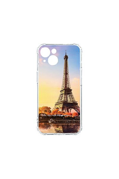 bestcase Husa Αντικραδασμική 1.5MM, συμβατή με Apple iPhone 14, Πύργος του Άι...