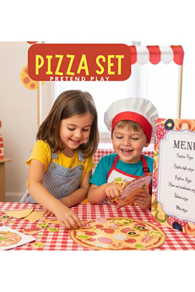 JACA Kes-Yapıştır-Oyna Pizza Hazırlama Oyunu