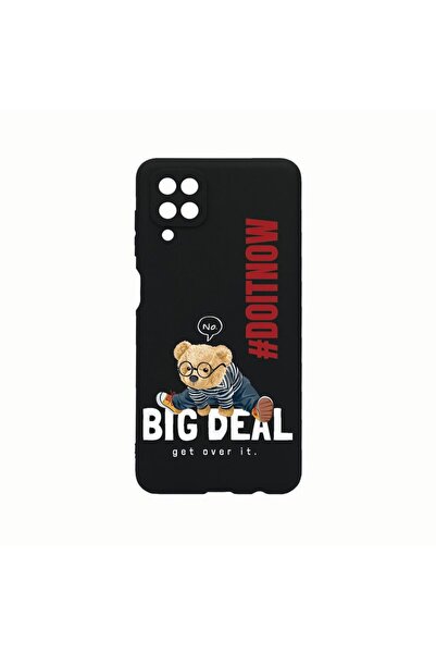 bestcase Θήκη Σιλικόνης, Συμβατή με Samsung Galaxy A12, Do It Now Teddy, Ανθε...
