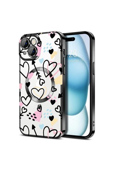 bestcase Πολυτελής Θήκη MagSafe, Συμβατή με Apple iPhone 14 Plus, Ρομαντικό Σ...