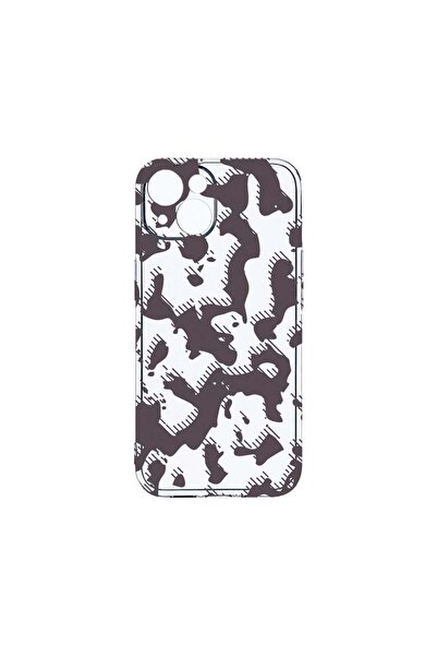bestcase Διαφανής Θήκη Σιλικόνης 2MM, Συμβατή με Apple iPhone 14, Γκρι Καμουφ...
