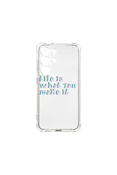 bestcase Αντικραδασμική Θήκη, Συμβατή με Samsung Galaxy S23 Ultra, Η ζωή είνα...