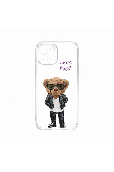 bestcase Θήκη, Συμβατή με Apple iPhone 14, Let's Rock Teddy Bear, Ανθεκτική σ...