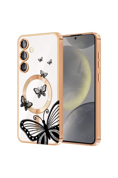 bestcase Πολυτελής Θήκη MagSafe, Συμβατή με Samsung Galaxy A55, Ιπτάμενα Πετα...