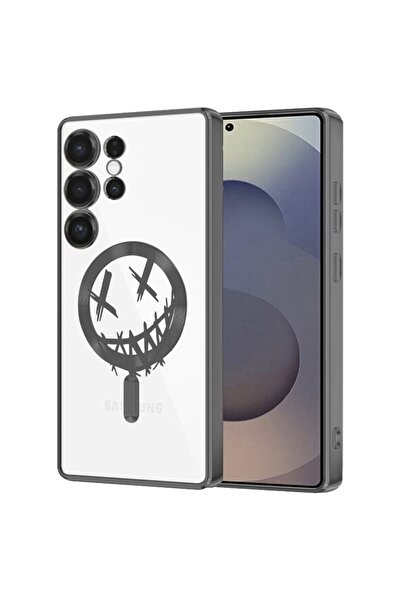 bestcase Πολυτελής Θήκη MagSafe, Συμβατή με Samsung Galaxy S24 Ultra, Χαμόγελ...