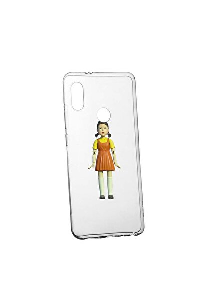 bestcase Силиконов калъф, съвместим с Huawei Honor Note 10, Скуид Гейм - Кукл...