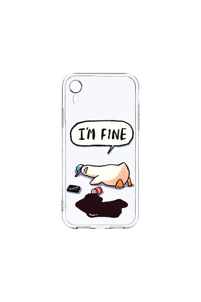 bestcase Διαφανής Θήκη Σιλικόνης 2MM, Συμβατή με Apple iPhone XR, Duck Life -...