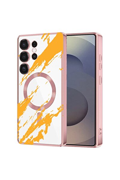 bestcase Πολυτελής Θήκη MagSafe, Συμβατή με Samsung Galaxy S25 Ultra, Χρυσές ...