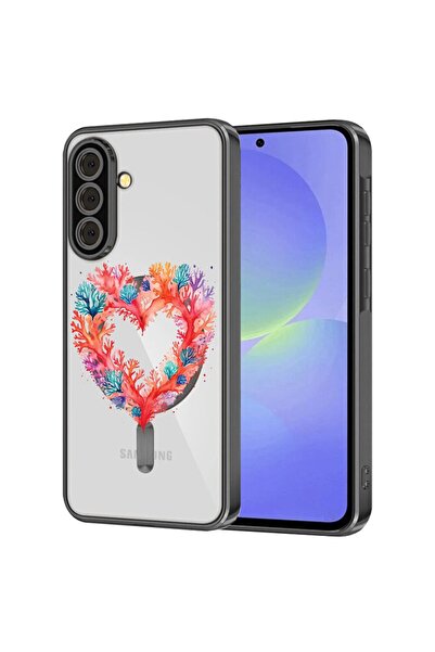 bestcase Πολυτελής Θήκη MagSafe, Συμβατή με Samsung Galaxy S24 FE, Κοραλλί Κα...