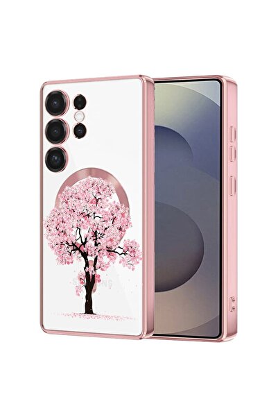 bestcase Πολυτελής Θήκη MagSafe, Συμβατή με Samsung Galaxy S24 Ultra, Ανθισμέ...