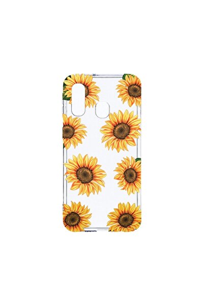 bestcase Διαφανής Θήκη Σιλικόνης 2MM, Συμβατή με Samsung Galaxy A40, Ηλιοτρόπ...