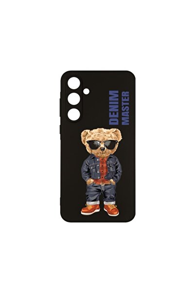 bestcase Θήκη για Samsung Galaxy A16, Λεπτή Σιλικόνη, Denim Master - Αρκουδάκ...